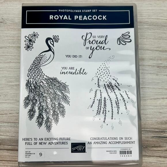 Stampin' Up! - Royal Peacock + Dies - Picture 1 of 3